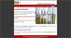 Desktop Screenshot of lamparasinfrarrojas.com